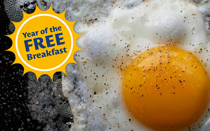 Year Of The Free Breakfast Offer Page
